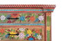 GINER Y COLOMER Commode à 3 tiroirs en bois de manguier multicolore